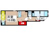 アヴァンセ 1Rの間取り