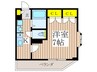 ＴＲソレイユ 1Kの間取り