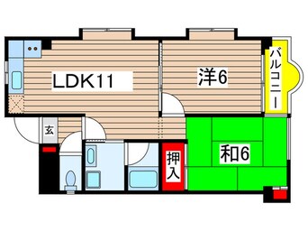 間取図 パティオ１２６