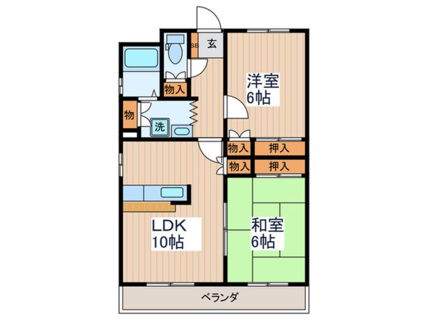 間取図 サライＢ