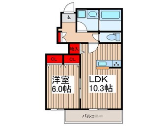 間取図 コントレイルⅠ