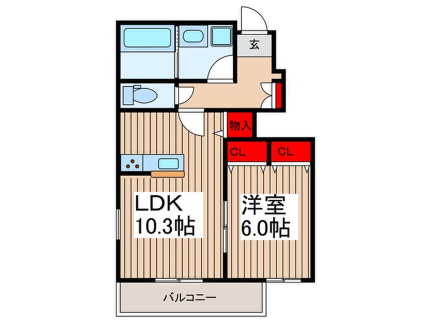 間取図 コントレイルⅠ