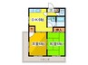 瀬川ビル 2DKの間取り