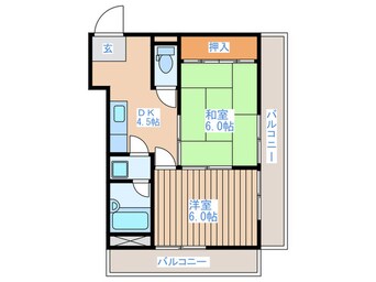 間取図 コ－ト川中