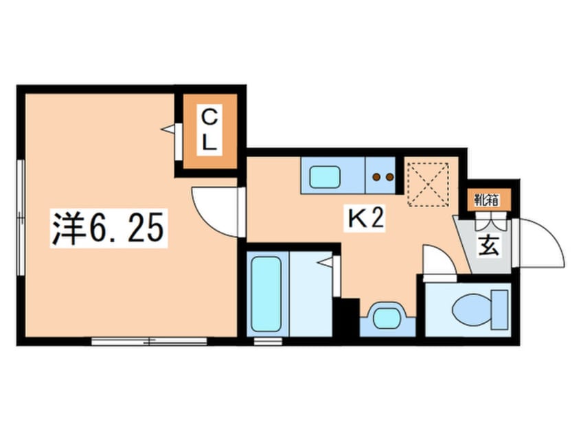 間取図 エヴァグリーンテラス