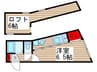 CREW　HOUSE本八幡 1Rの間取り
