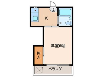 間取図 パル元住吉