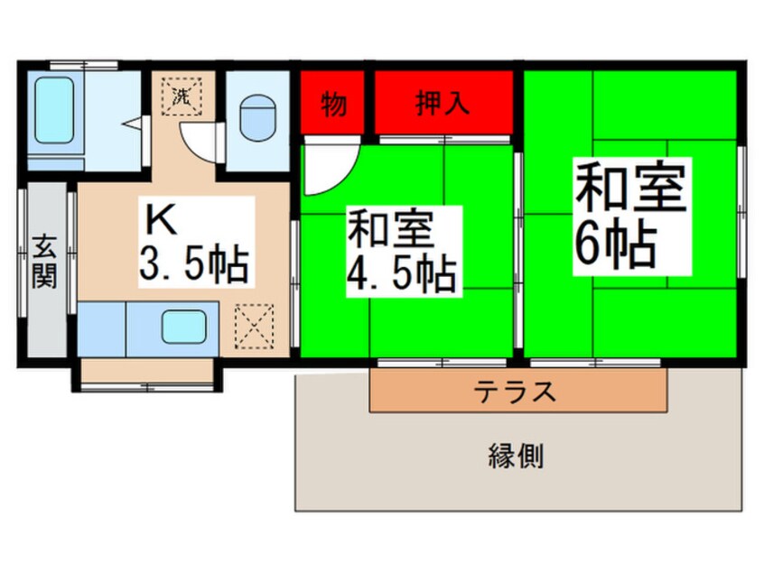 間取図 伊藤貸家