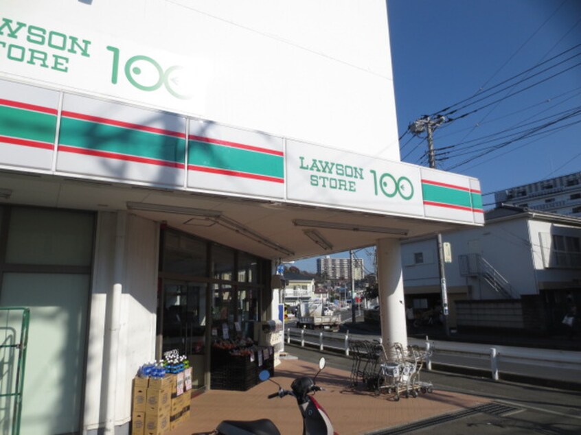 100円ローソン(コンビニ)まで150m ラプランタンＢ棟