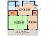村石ビル 2DKの間取り