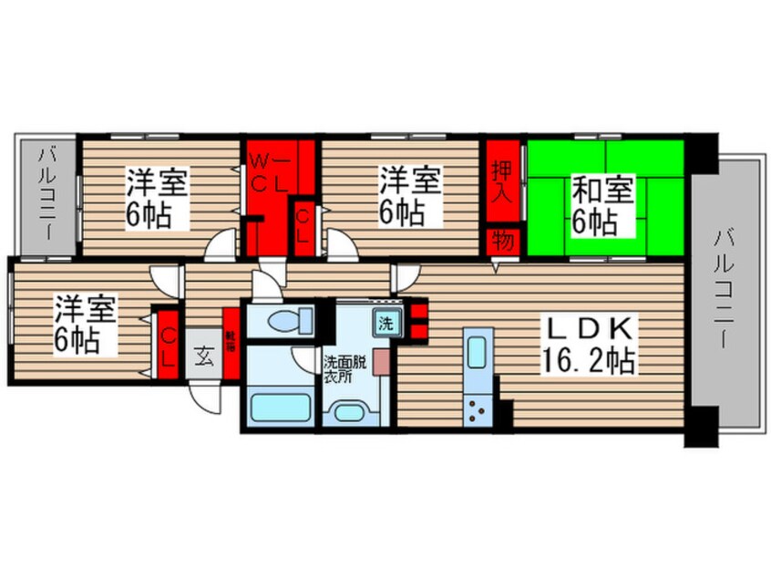 間取図 レジディア東松戸