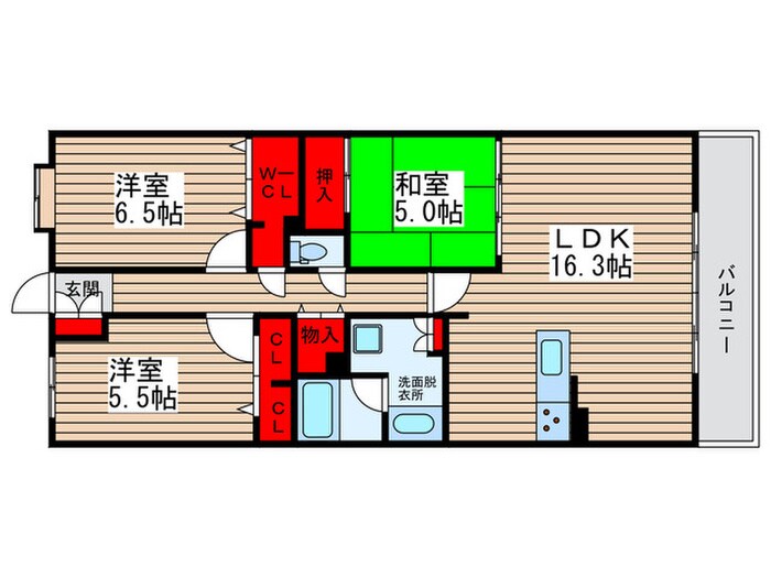 間取り図 レジディア東松戸