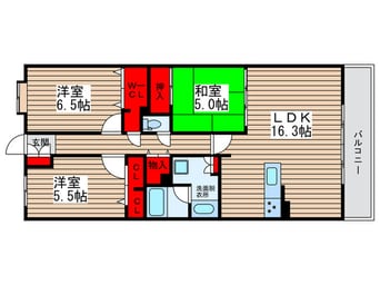 間取図 レジディア東松戸