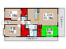 レジディア東松戸 2LDK+Sの間取り