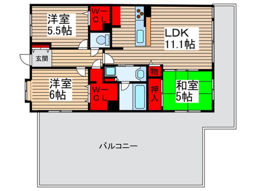 間取図 レジディア東松戸