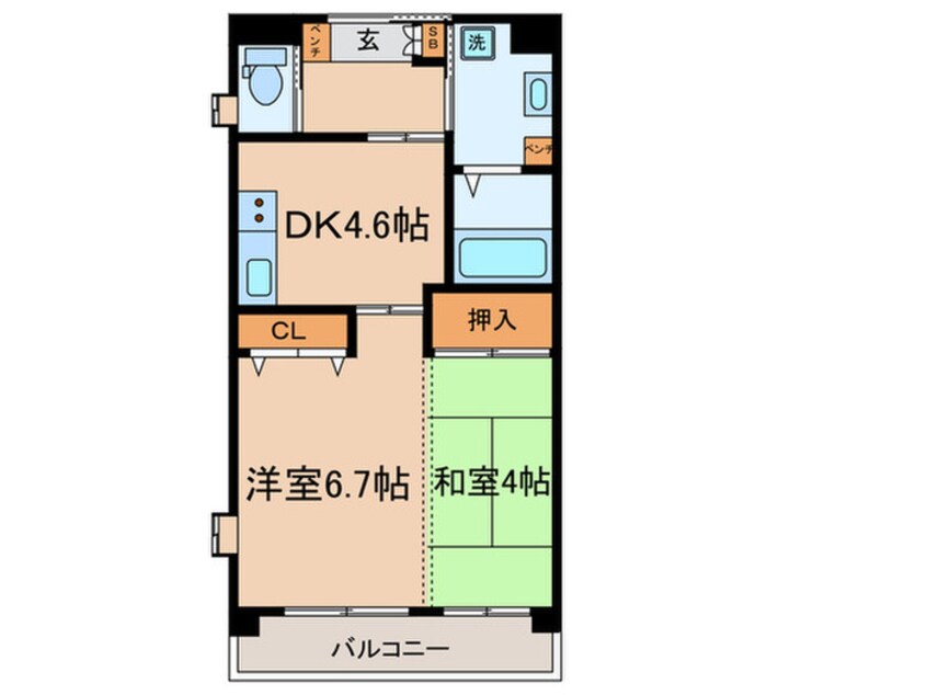 間取図 さくら弐番館