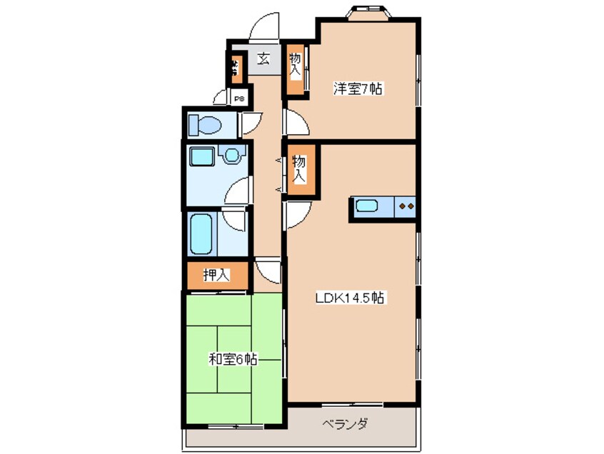 間取図 メゾン１２１７