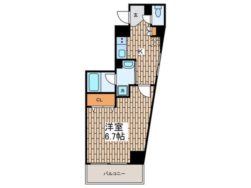 間取図 コスモリード大森北