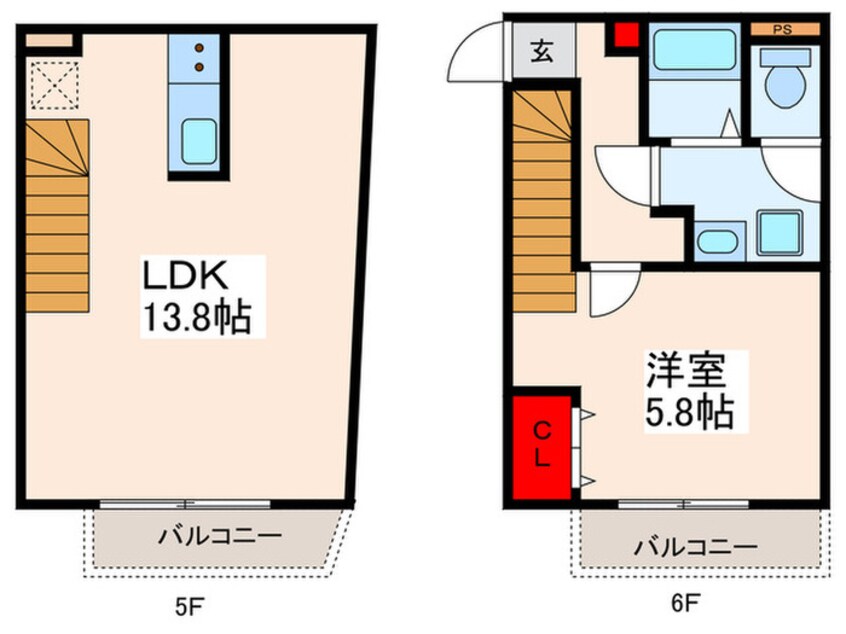 間取図 レピュア西尾久レジデンス