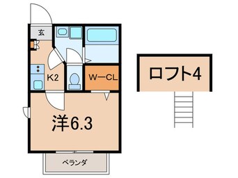 間取図 LAVIE EN ROSEⅡ