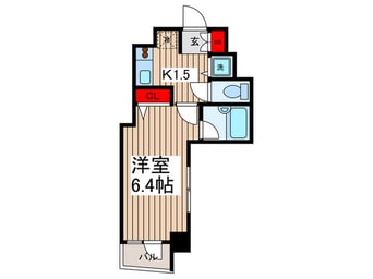 間取図 ﾌﾟﾚ-ﾙ･ﾄﾞｩ-ｸ銀座EAST（２０２）
