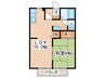 サンライフ 1LDKの間取り