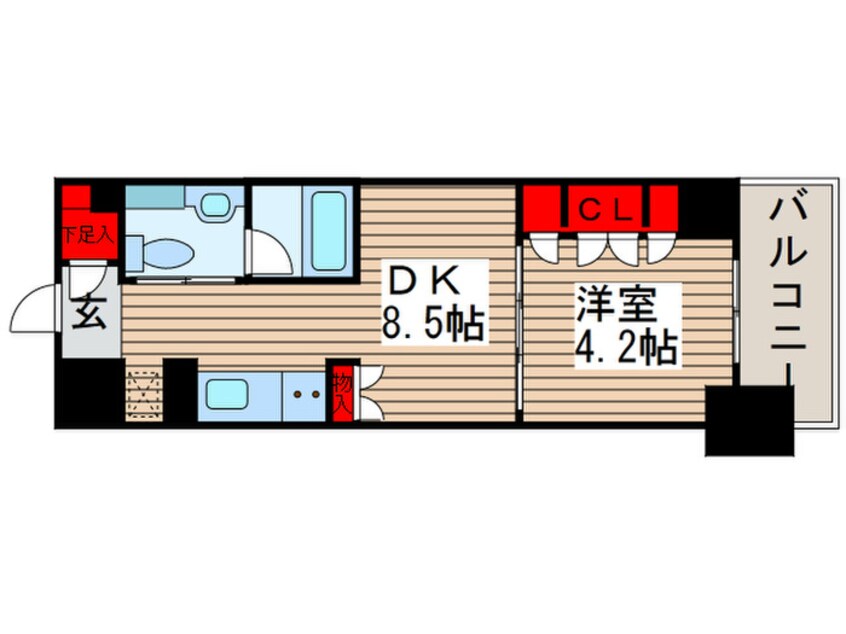 間取図 レジディア新御徒町