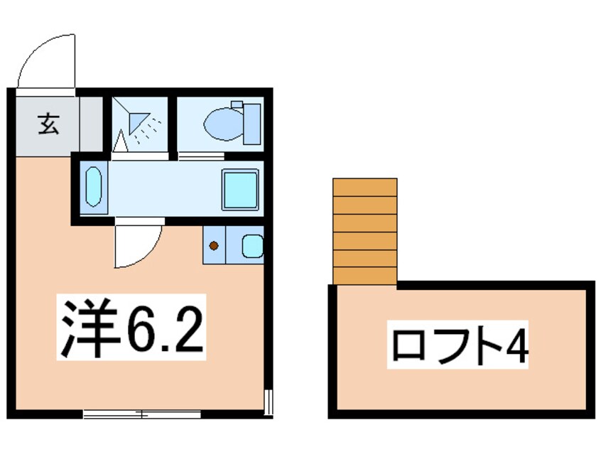 間取図 フェリ－チェ上反町