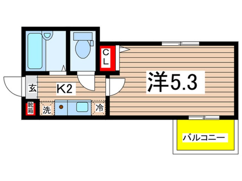 間取図 メルディア京王稲田堤