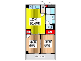 間取図 パラッツォ　フェリ－チェ