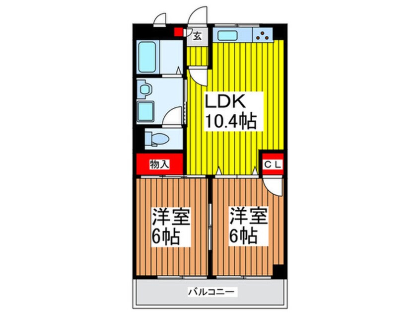 間取図 パラッツォ　フェリ－チェ