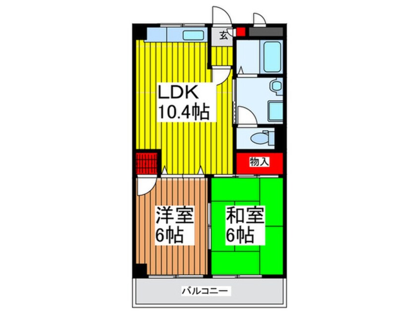 間取図 パラッツォ　フェリ－チェ