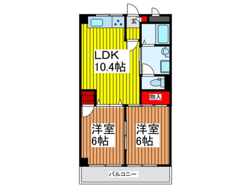 間取図 パラッツォ　フェリ－チェ