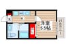 パレスヒル妙典 1Kの間取り