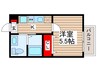 パレスヒル妙典 1Kの間取り