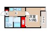 パレスヒル妙典 1Kの間取り