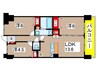 アルファグランデ千葉（９０３） 3LDKの間取り