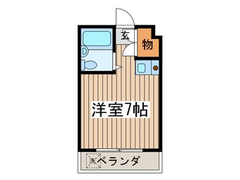 間取図 グレ－ス北沢