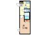 レピュア駒込レジデンス 1Kの間取り