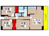 ルーチェ緑が丘 3LDKの間取り