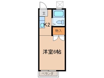 間取図 マァナ－砧