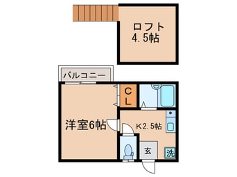間取図 ハイツ長谷川