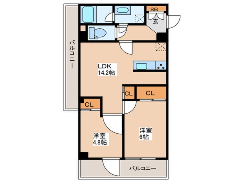 間取図 S-FORTたまプラーザ