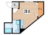 Ａｍｉｃａ中央林間 1Rの間取り