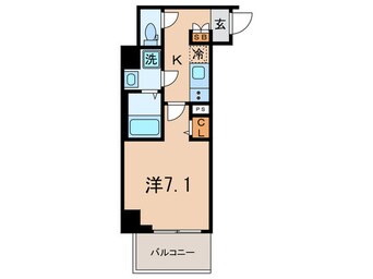 間取図 LUXUDEAR麻布十番(408)