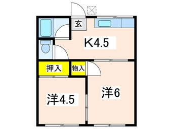 間取図 しのぶ荘