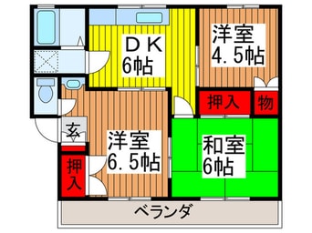 間取図 グリ－ンハイツ２