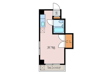 間取図 フラッツ学芸大学