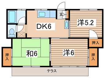 間取図 サンコ－ポ二俣川