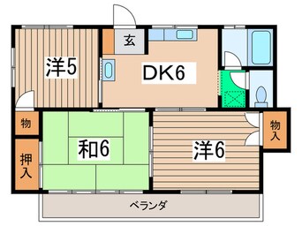 間取図 サンコ－ポ二俣川